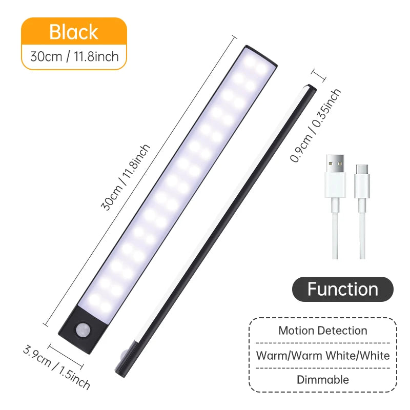 Motion Sensor LED Night Light Lamp