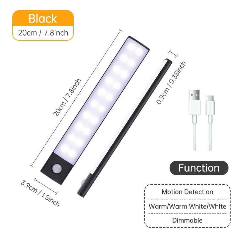 Motion Sensor LED Night Light Lamp