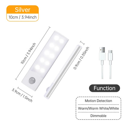 Motion Sensor LED Night Light Lamp